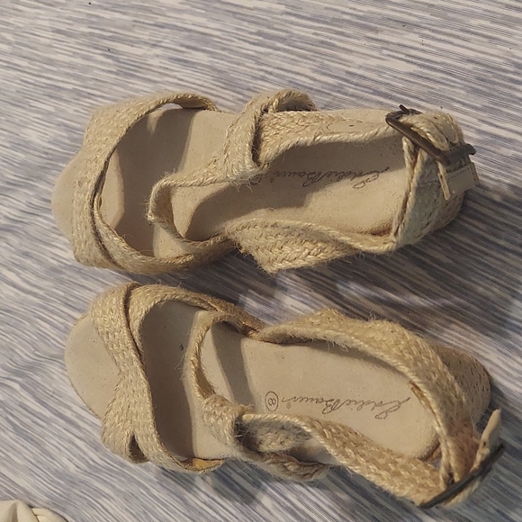 Espadrill sandal 2in wedge size 8 - Picture 2 of 4